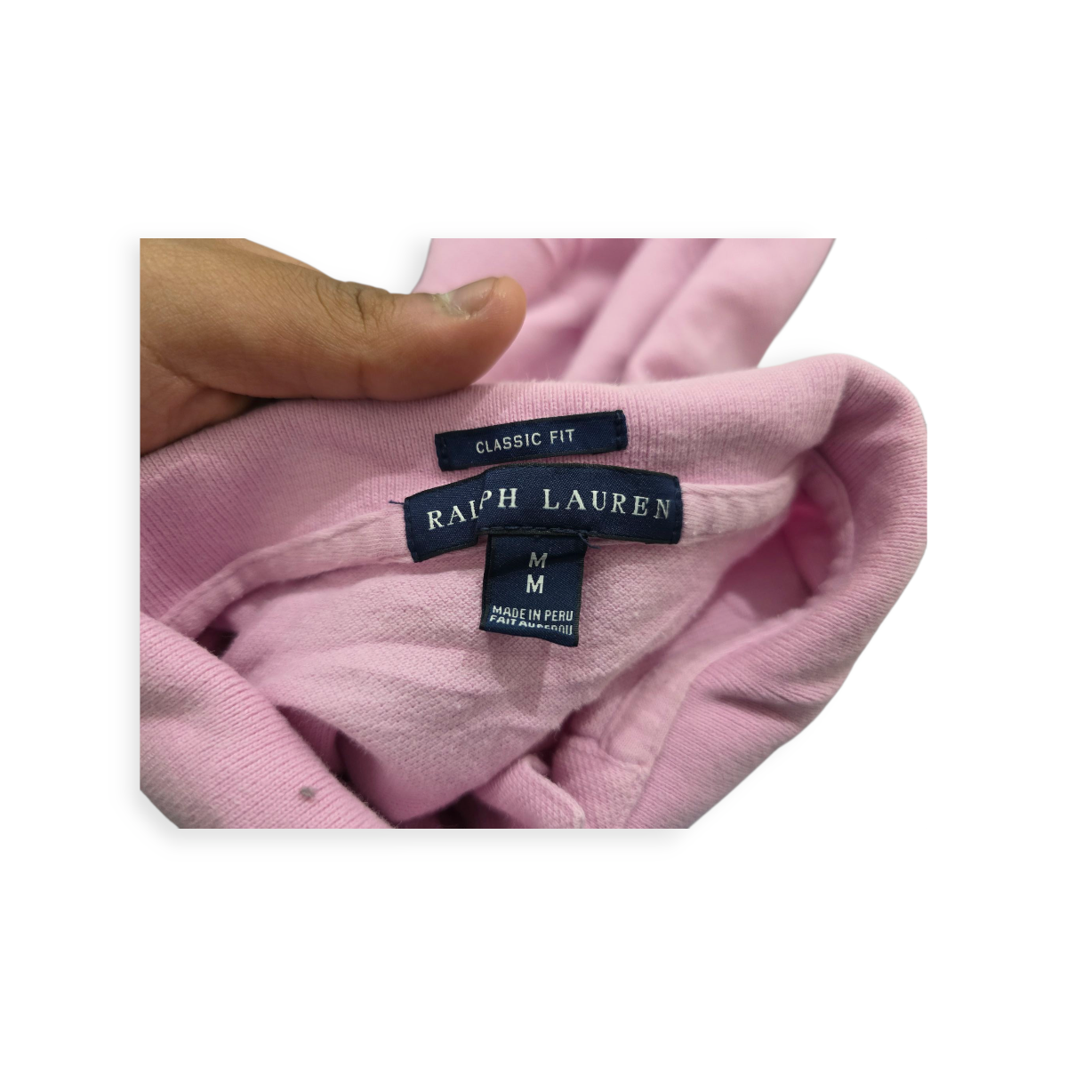 Playera Ralph Lauren Mediana M Classic Fit Rosa C/pony Verde