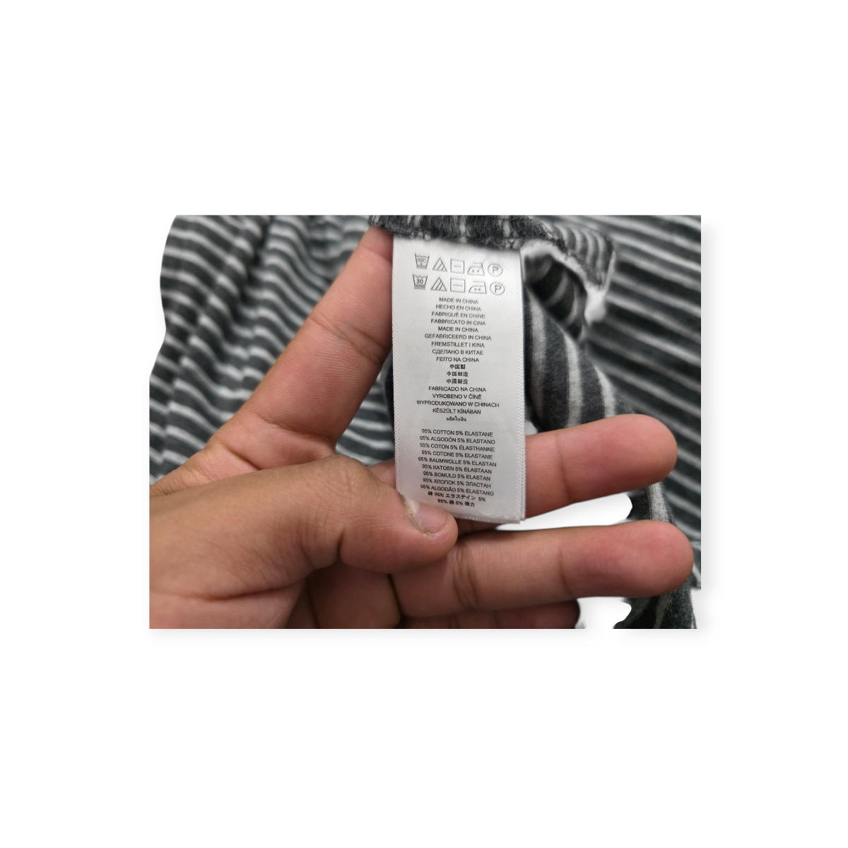 Playera Michael Kors Mediana M Gris Rayada Con Cierre