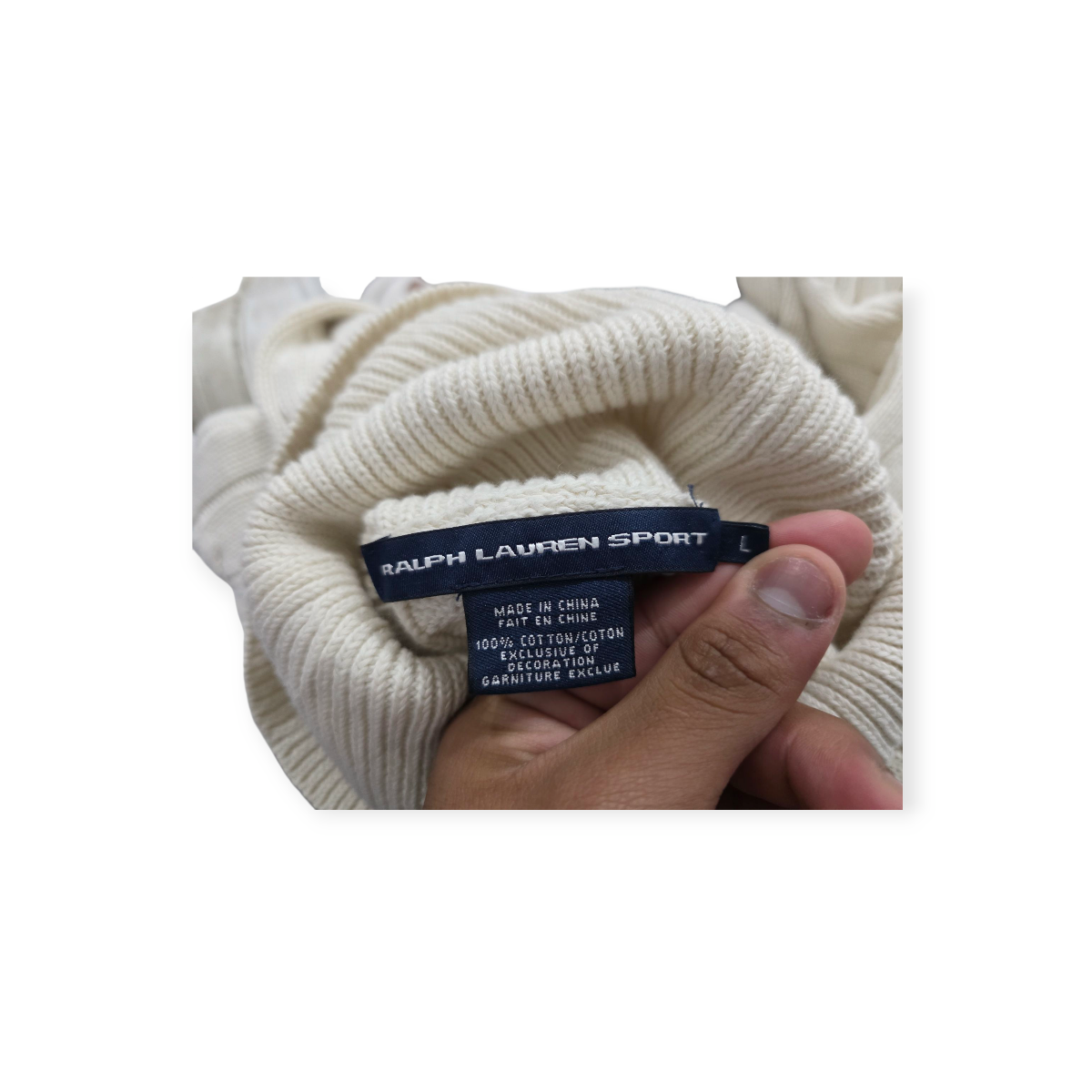 Sueter Ralph Lauren Sport Grande L Color Beige