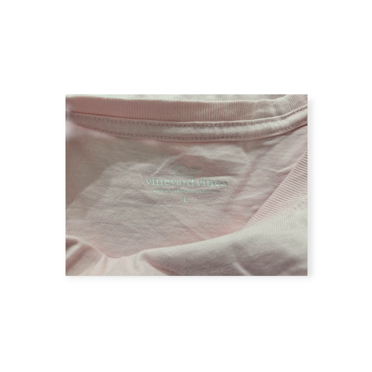 Playera Vineyard Vines Grande L Rosa Claro Manga Corta