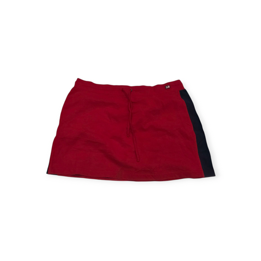 Falda Polo Jeans Ralph Lauren Grande L Color Rojo Con Negro