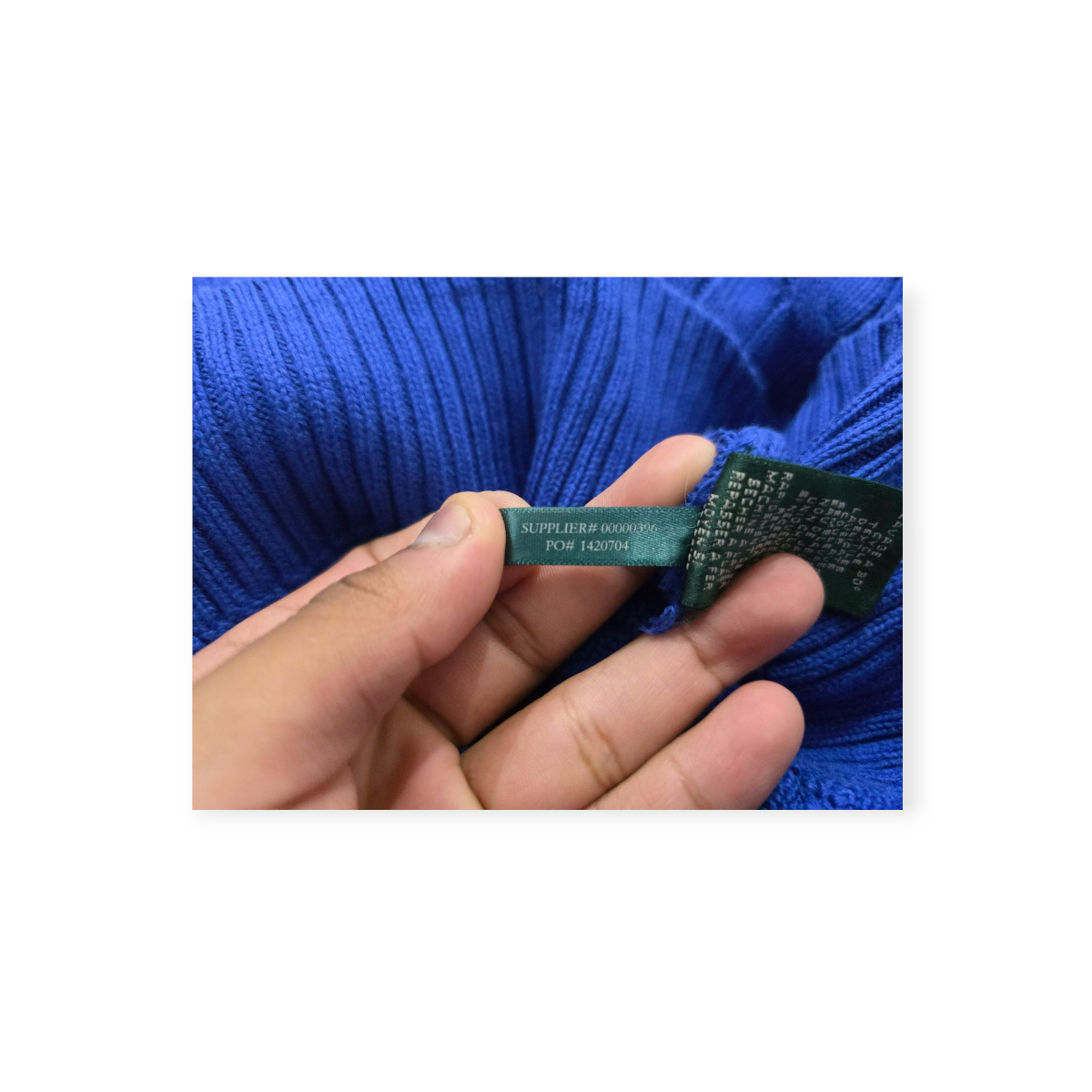 Sueter Ralph Lauren Xgrande Xl Azul Cuello V