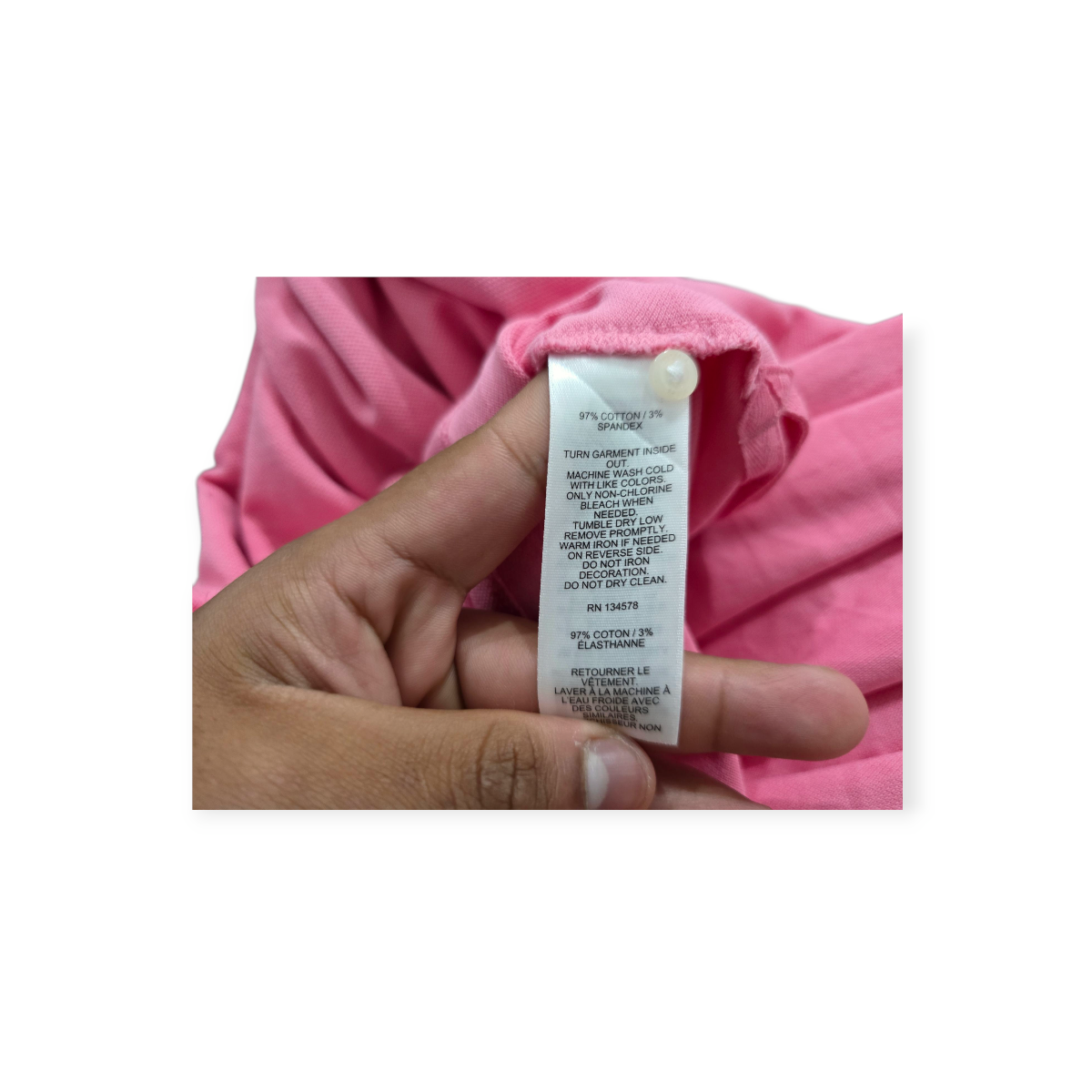 Vestido Vineyard Vines Mediana M Rosa Sin Mangas