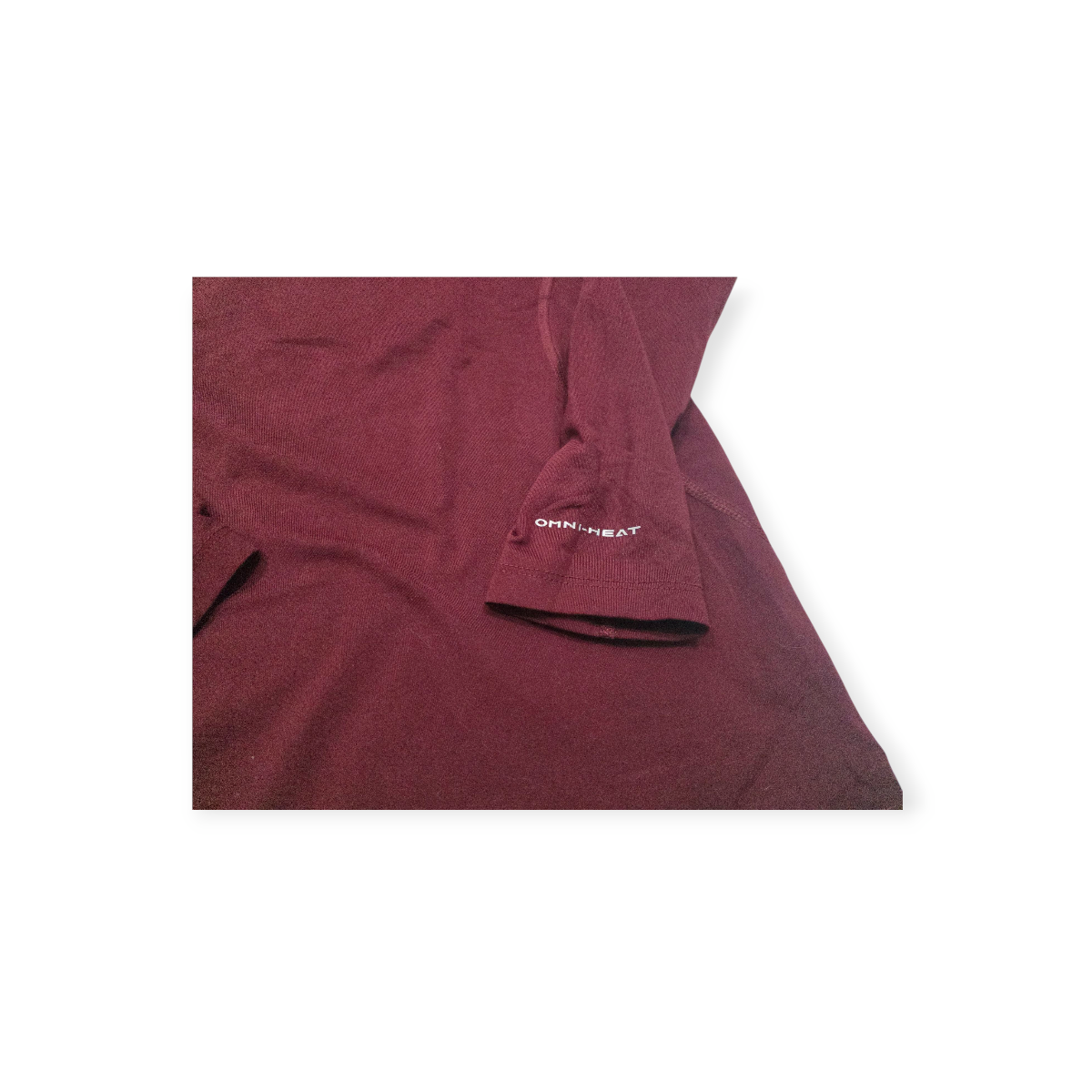 Playera Manga Larga Columbia Chico S Olniheat Color Vino
