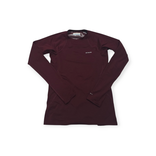 Playera Manga Larga Columbia Chico S Olniheat Color Vino