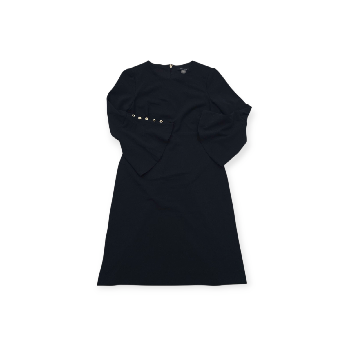 Vestido Tommy Hilfiger Manga Larga Amplia Talla4 Azul Marino