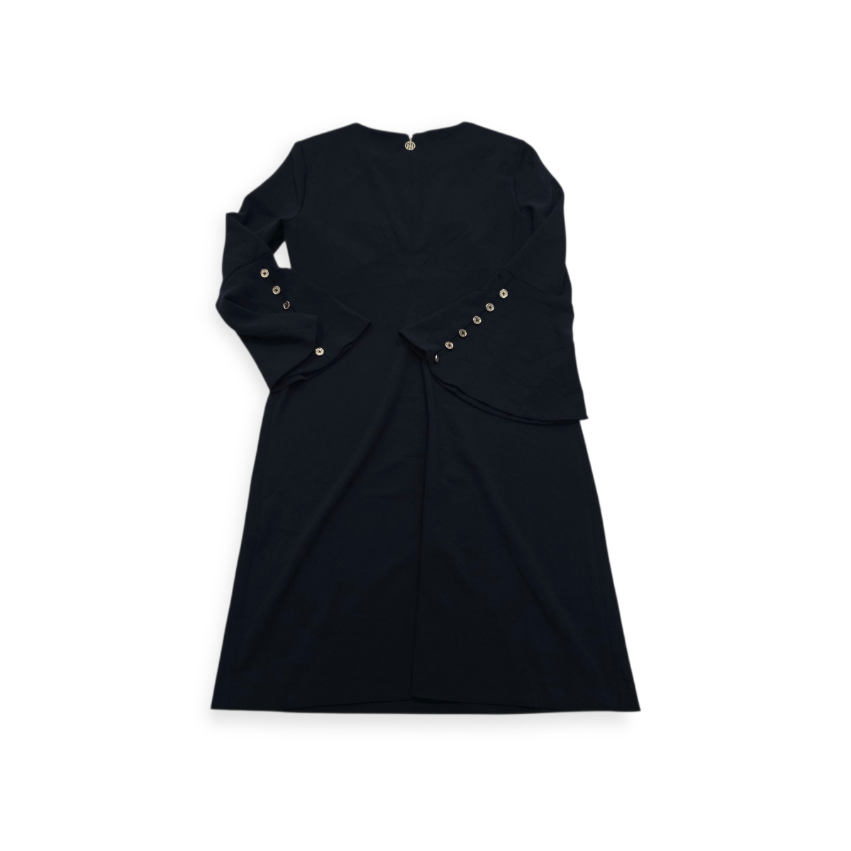 Vestido Tommy Hilfiger Manga Larga Amplia Talla4 Azul Marino