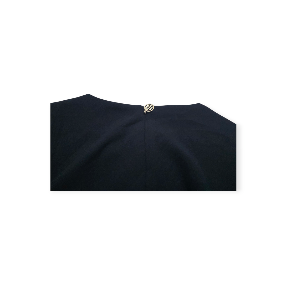 Vestido Tommy Hilfiger Manga Larga Amplia Talla4 Azul Marino