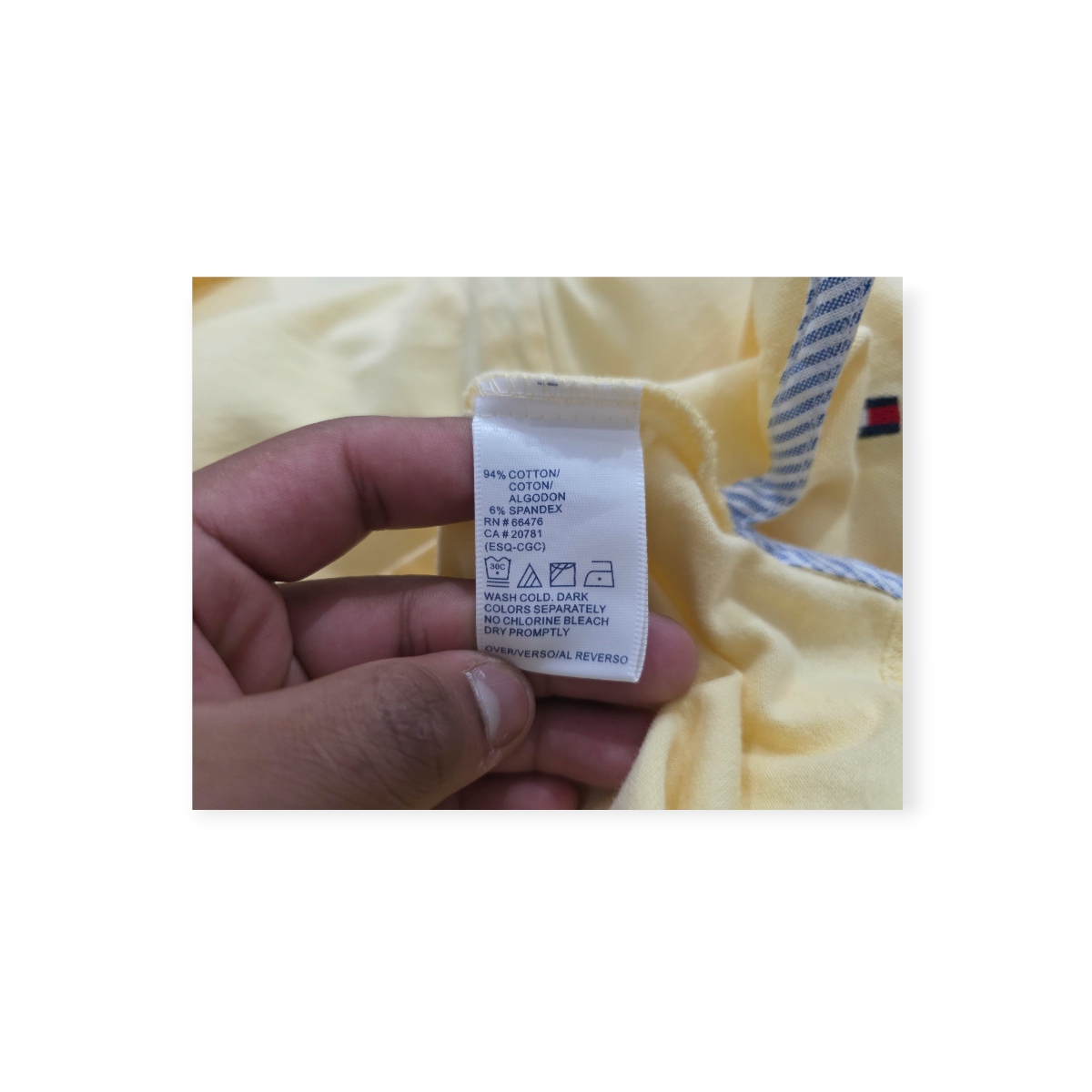 Playera Tommy Hilfiger Mediana M Color Martillo Claro