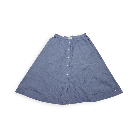 Falda Tommy Hilfiger Mediana M Color Azul Con Botones