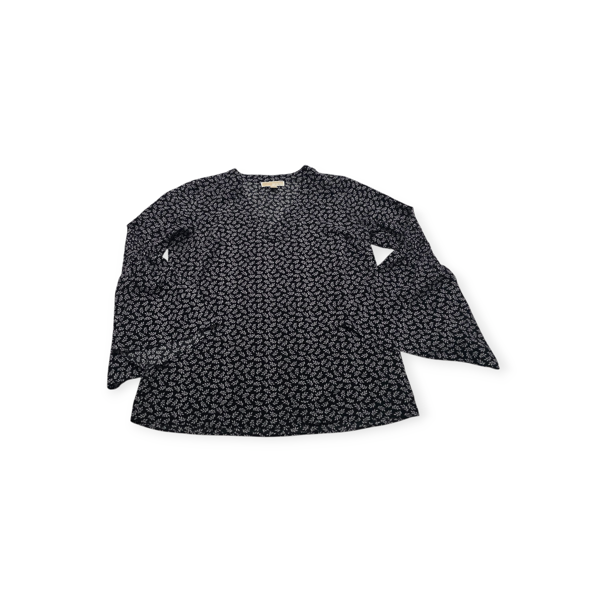 Blusa Michael Kors Grande L Color Negro Manga Larga