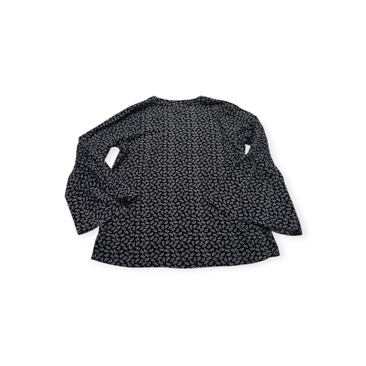 Blusa Michael Kors Grande L Color Negro Manga Larga