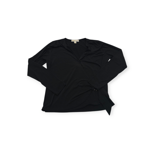 Blusa Michael Kors Grande L Color Negro Manga Larga