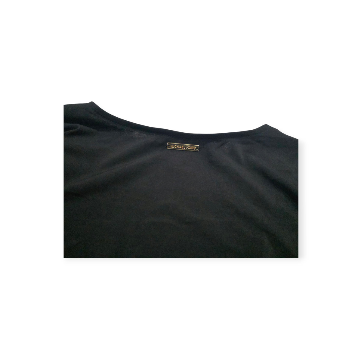 Blusa Michael Kors Grande L Color Negro Manga Larga