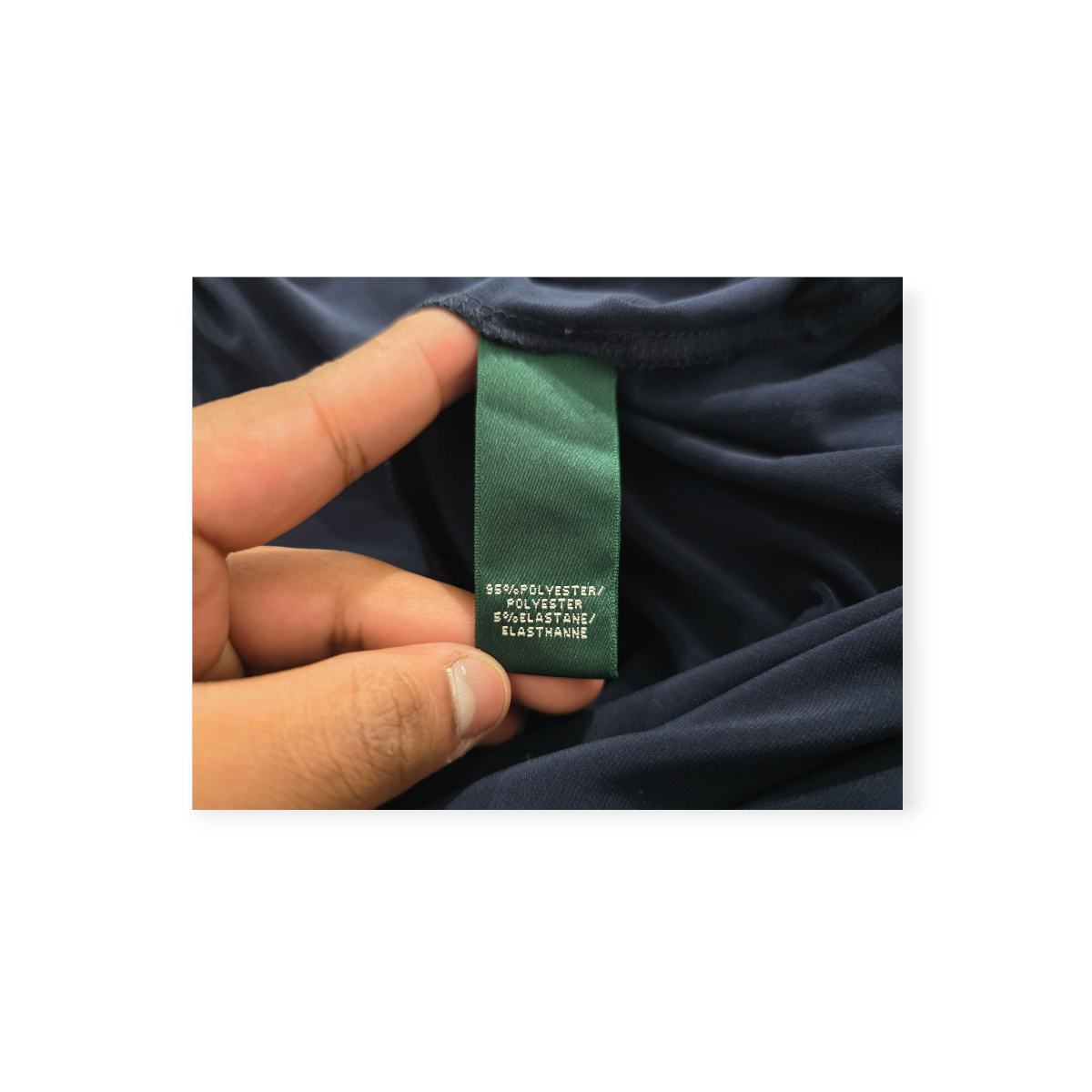 Vestido Ralph Lauren Talla 14 Color Azul Profundo Sin Mangas