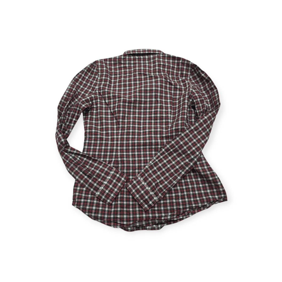 Camisa Polo Ralph Lauren Talla 16 Rojo A Cuadros De Mujer