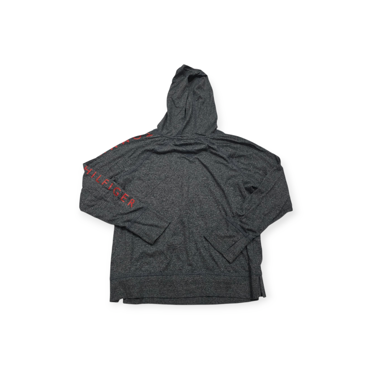Playera Con Gorro Tommy Hilfiger Xgrande Xl Color Gris