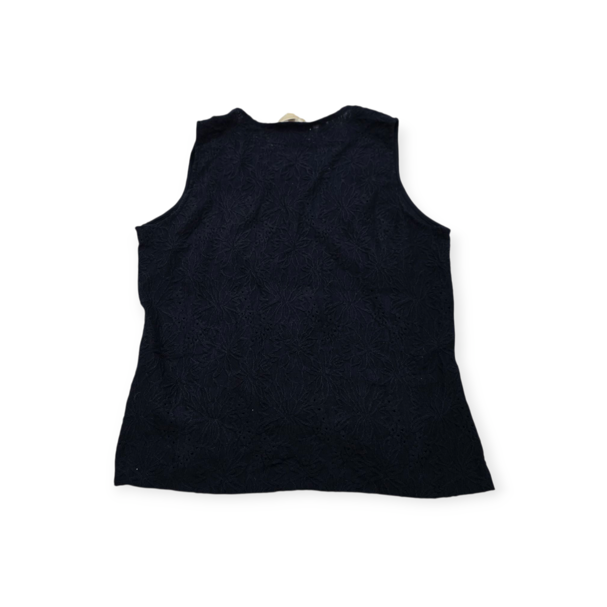 Blusa Michael Kors Talla Grande Azul De Algodon Sin Manga