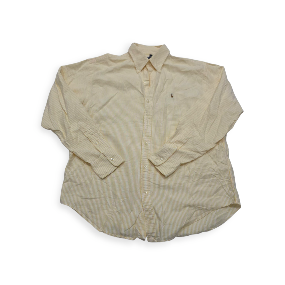Camisa Ralph -lauren Sport De Mujer Talla 12 Amarilla