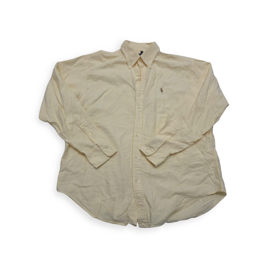 Camisa Ralph -lauren Sport De Mujer Talla 12 Amarilla