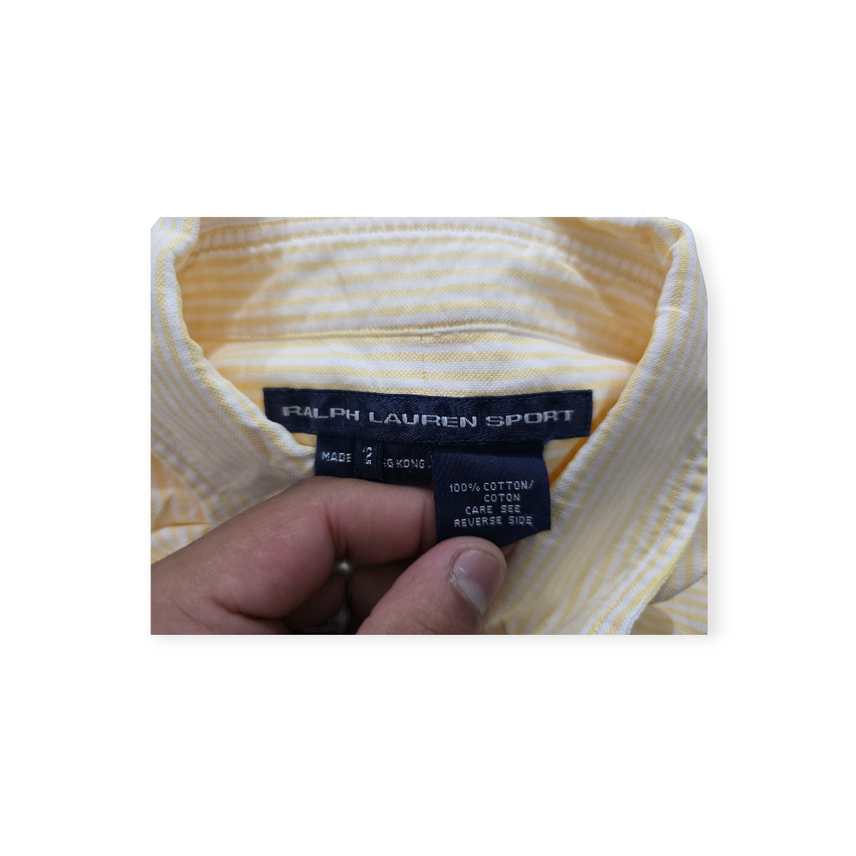 Camisa Ralph -lauren Sport De Mujer Talla 12 Amarilla