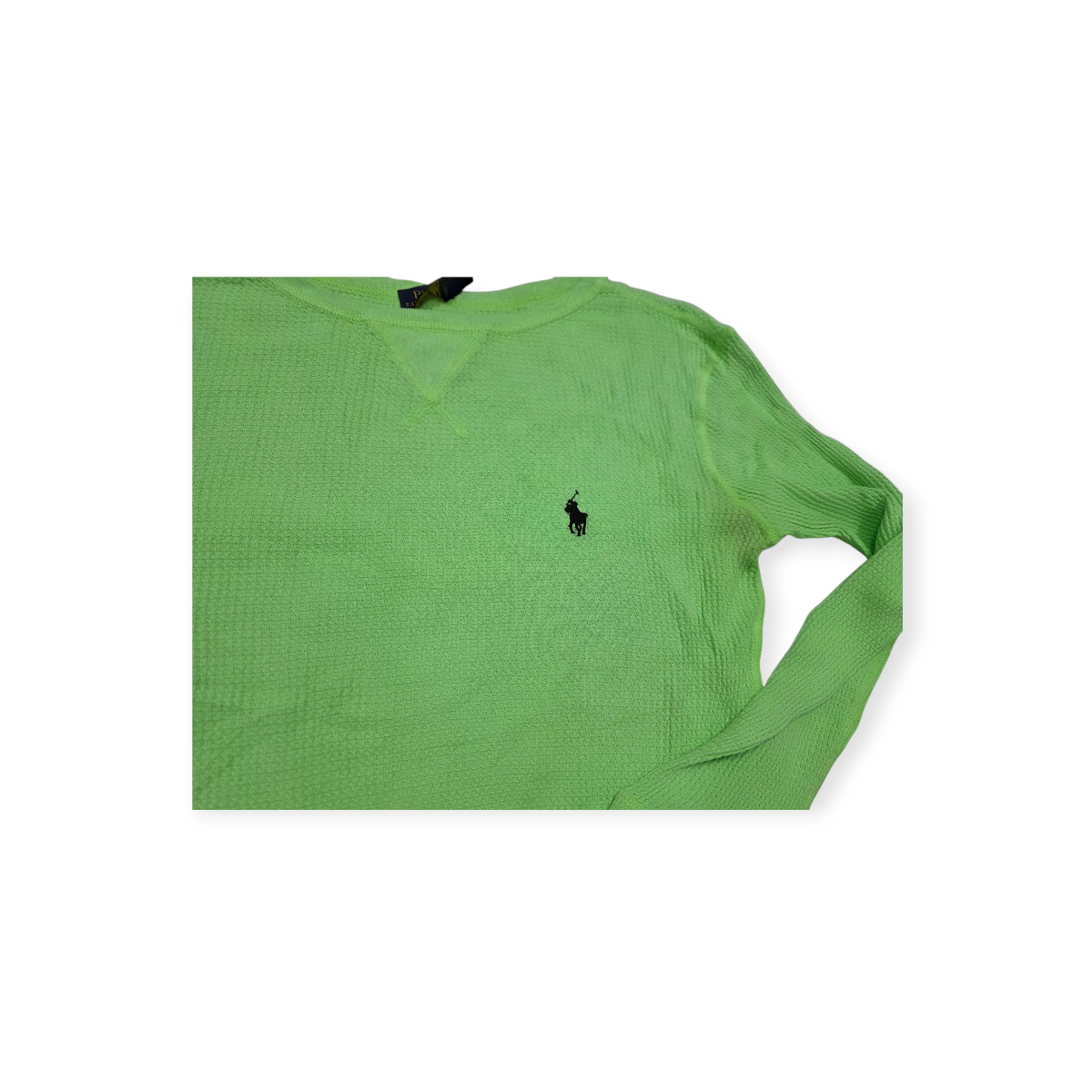 Playera Polo Ralph Lauren D Mujer Mediana Verde Flourescente