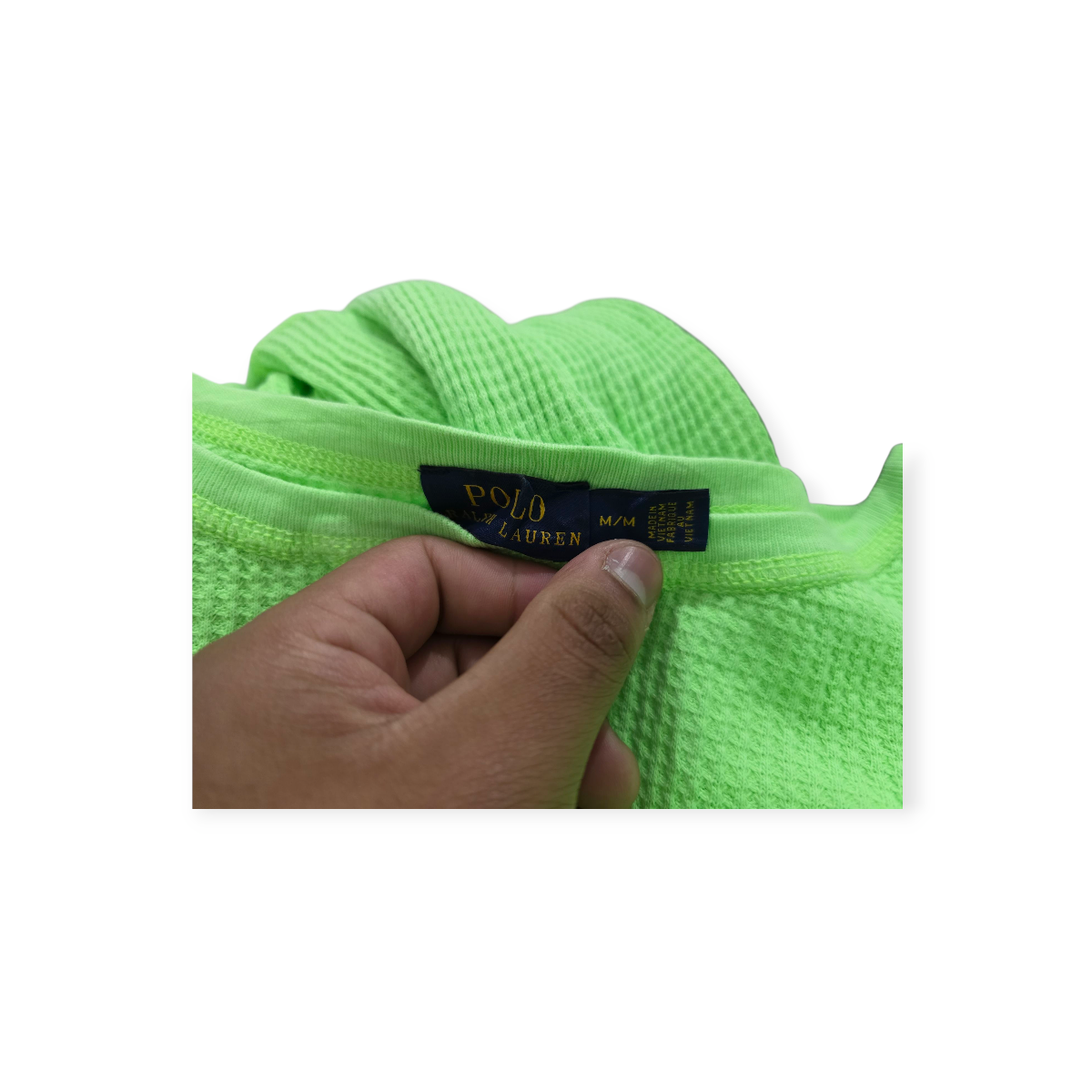 Playera Polo Ralph Lauren D Mujer Mediana Verde Flourescente