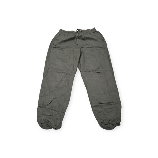 Pantalon Baggy Tommy Hilfiger Tall Mediana Color Gris/verde