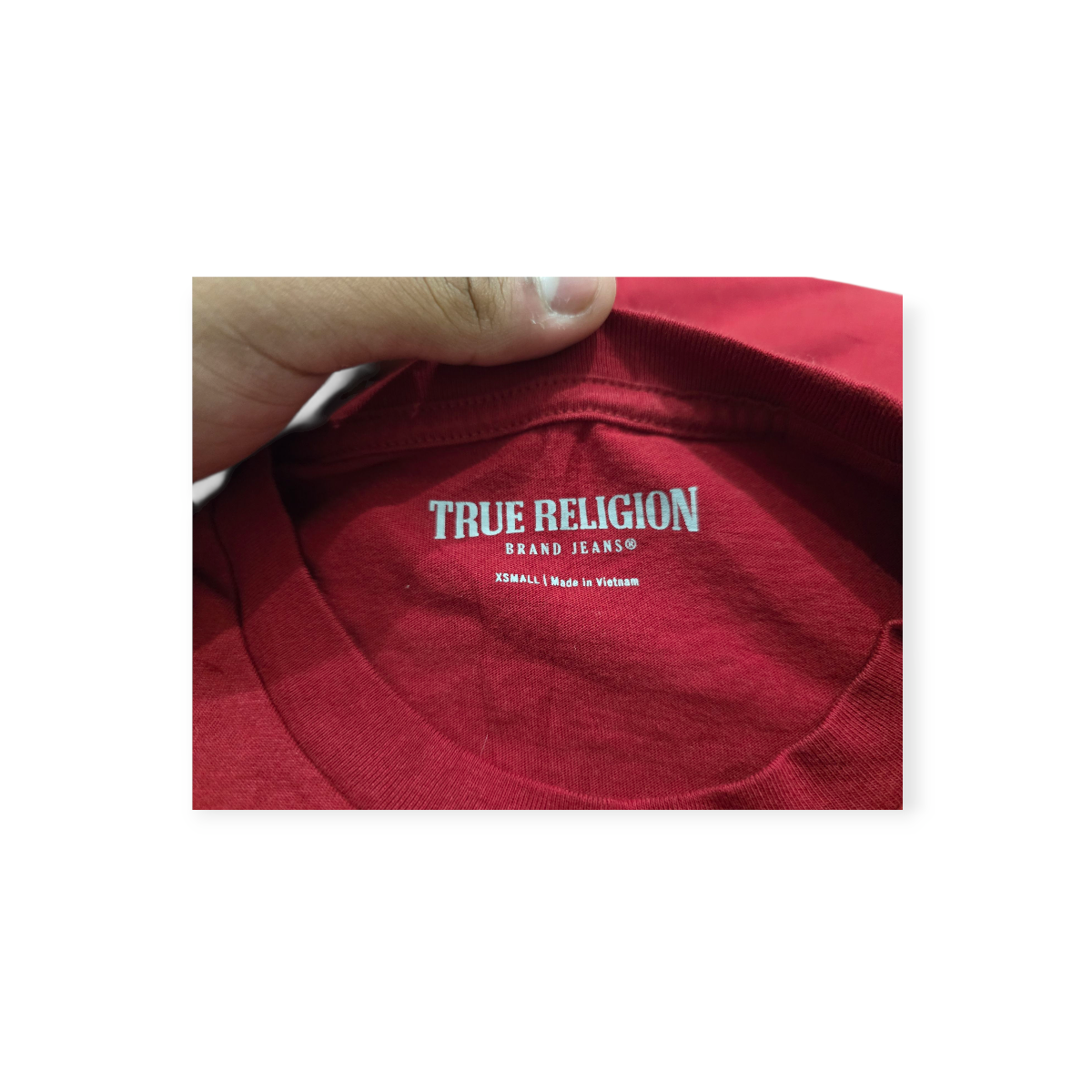 Playera True Religion Extta Chica Color Rojo