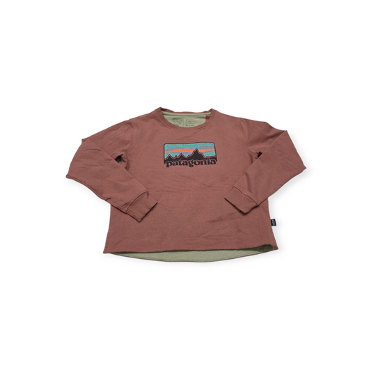 Sudadera Patagonia Rosa Claro Mujer Talla Chica Regular Fit