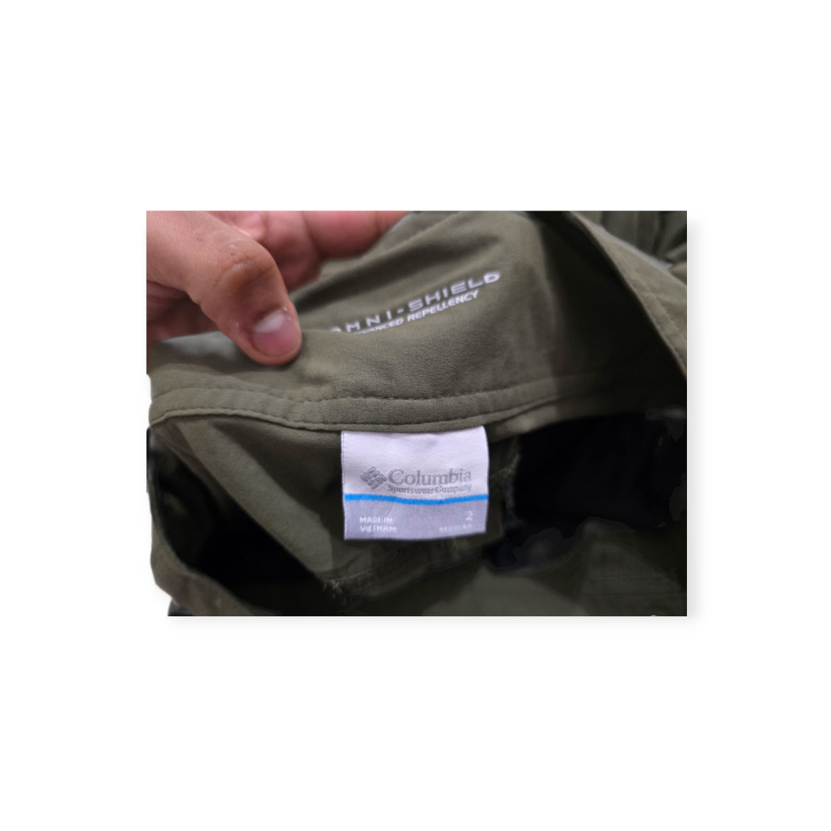 Pantalon Columbia De Mujer Talla 2 Color Verde Convertible