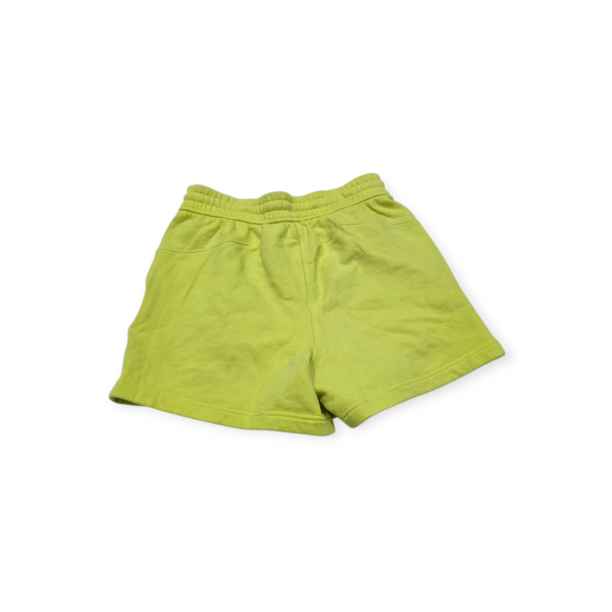 Short Lululemon Talla 4 Color Verde De Algodon