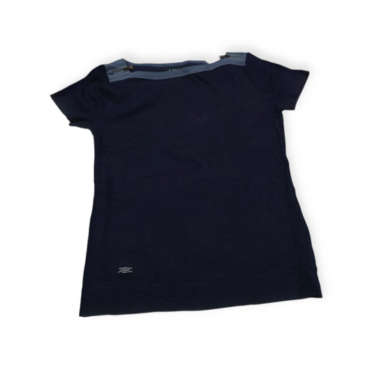 Playera Ralph Lauren Azul Marino Manga Corta Talla Chica