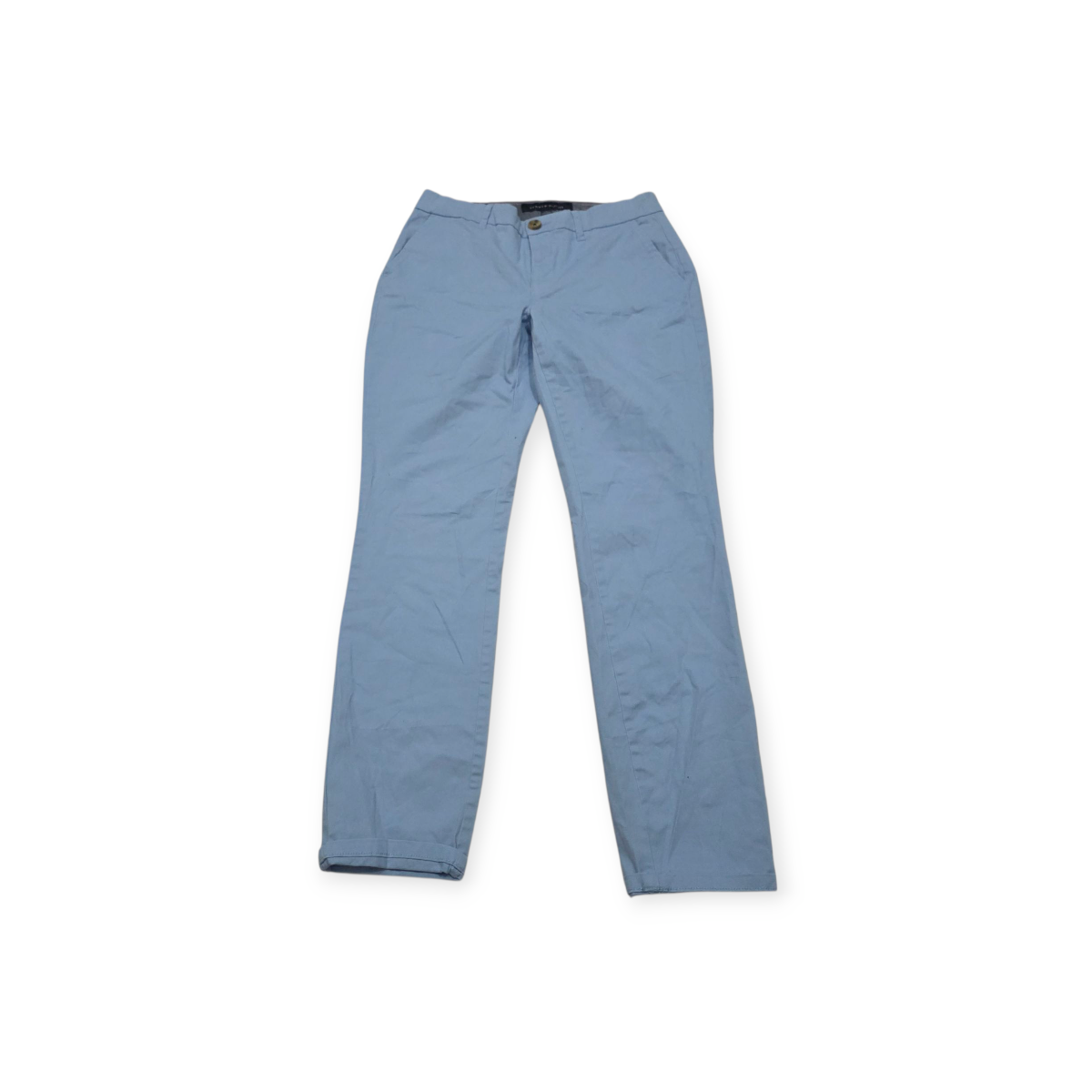 Pantalon De Vestir Tommy Hilfiger Talla 2 Azul Claro Mujer