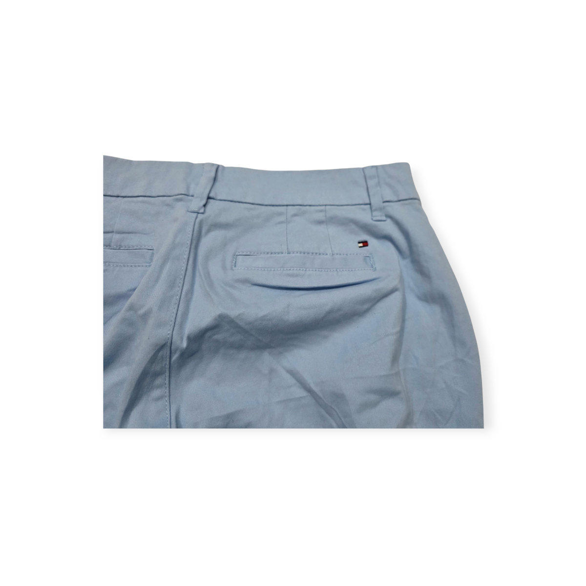 Pantalon De Vestir Tommy Hilfiger Talla 2 Azul Claro Mujer