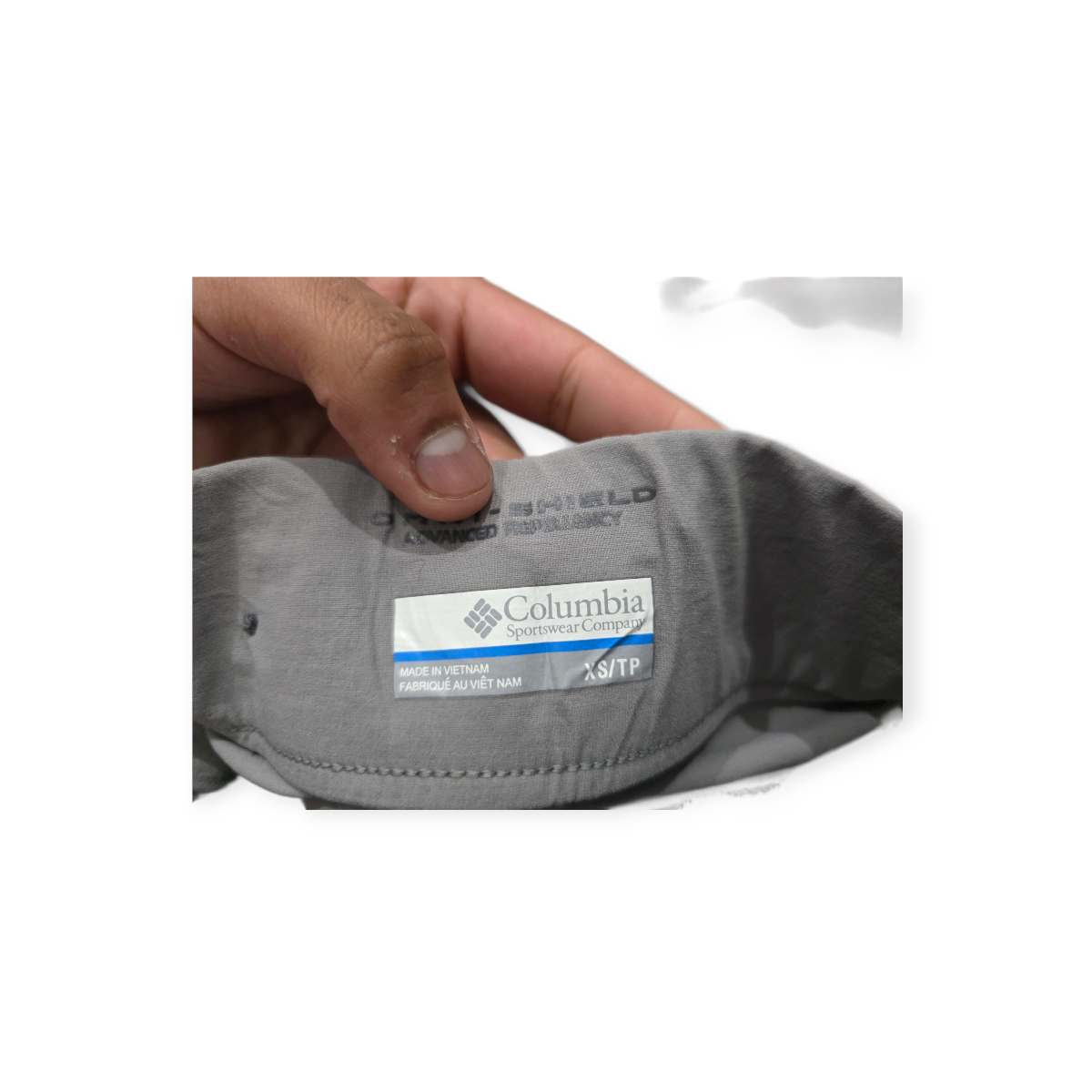 Pantalon Columbia Omnishield Repellency Gris Extra Chica