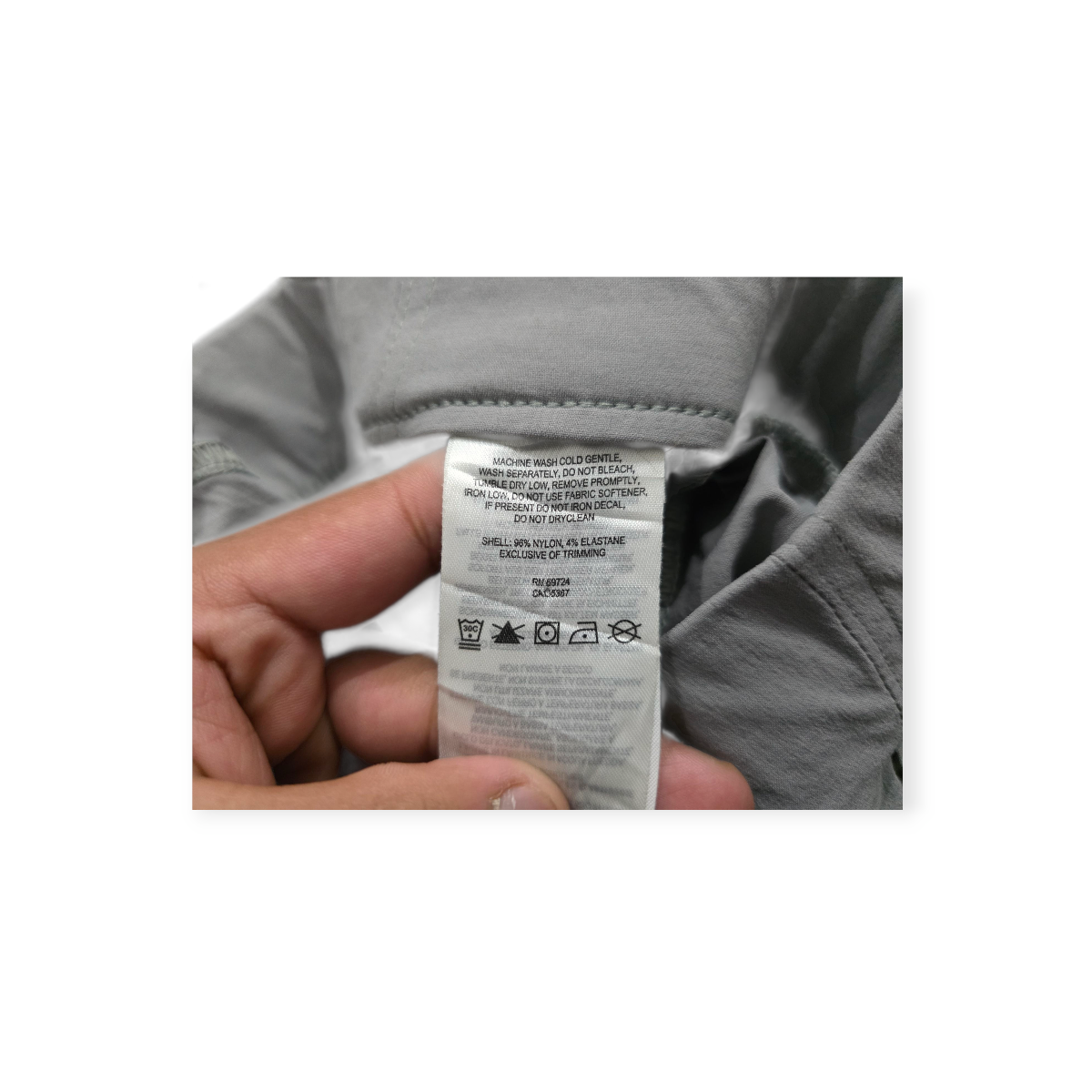 Pantalon Columbia Omnishield Repellency Gris Extra Chica