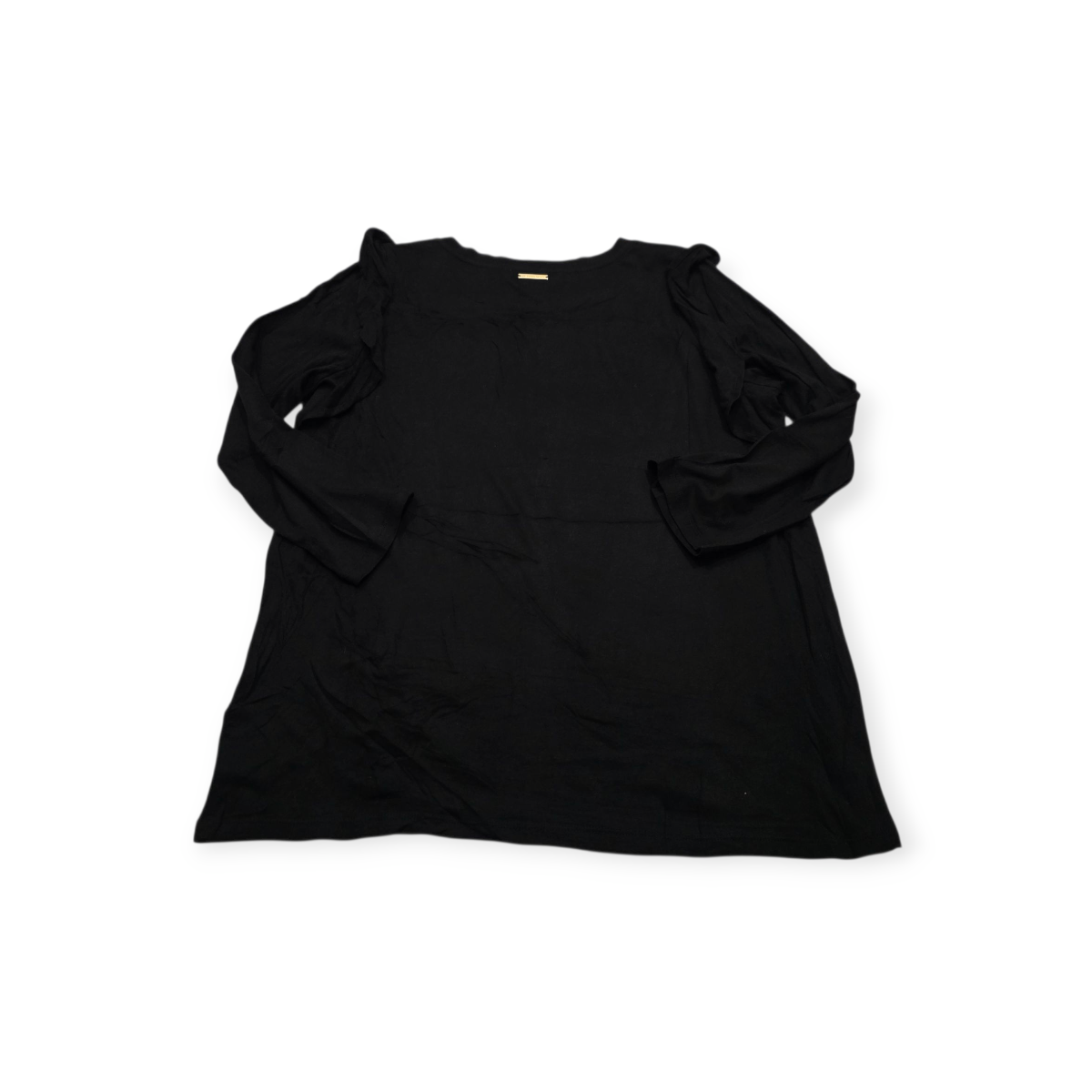 Blusa Michael Kors Grande L Color Negro Manga Larga