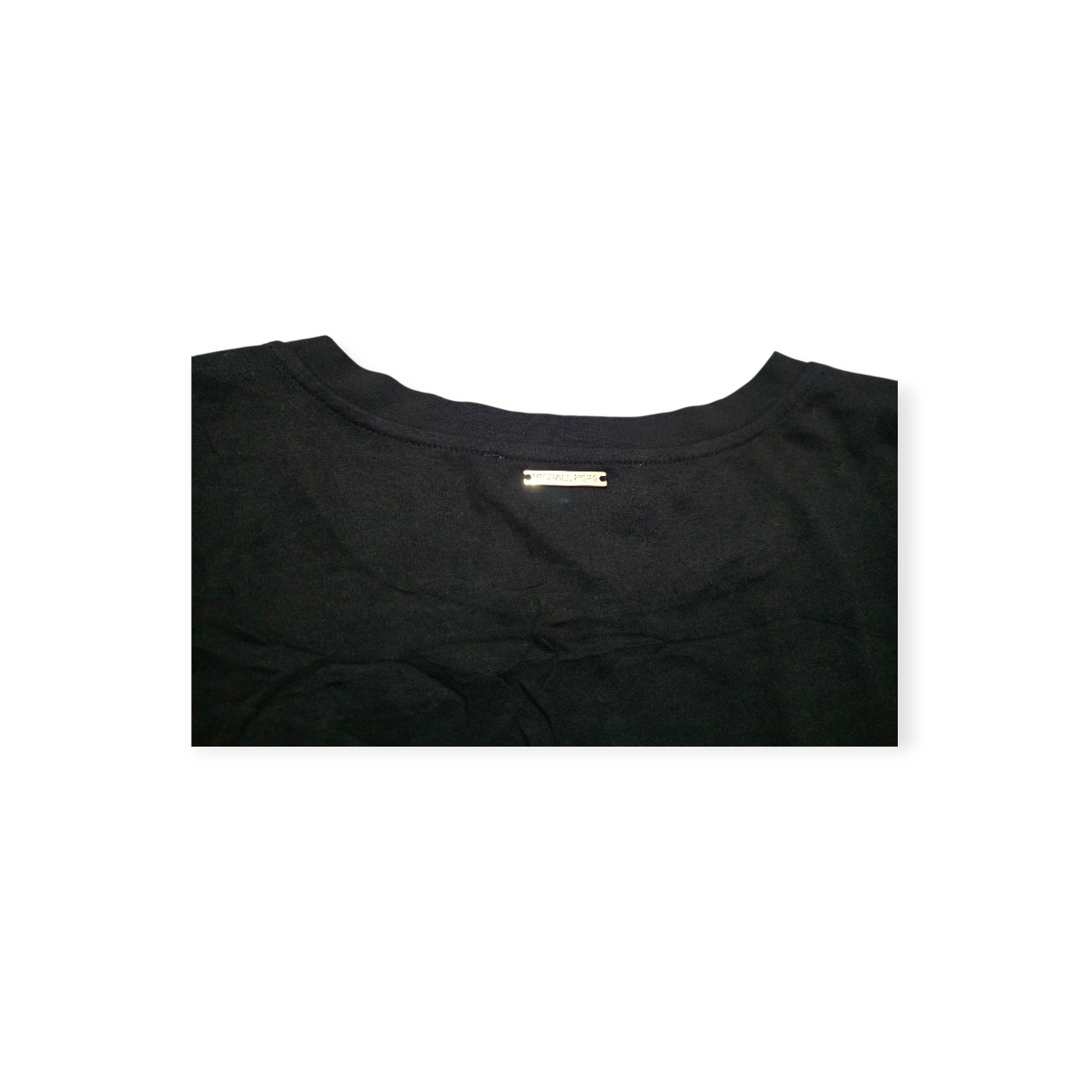 Blusa Michael Kors Grande L Color Negro Manga Larga