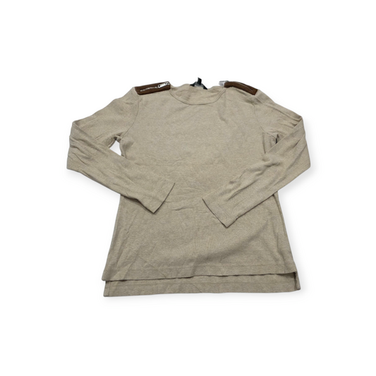Playera Ralph Lauren Grande L Manga Larga Cafe Con Cierres