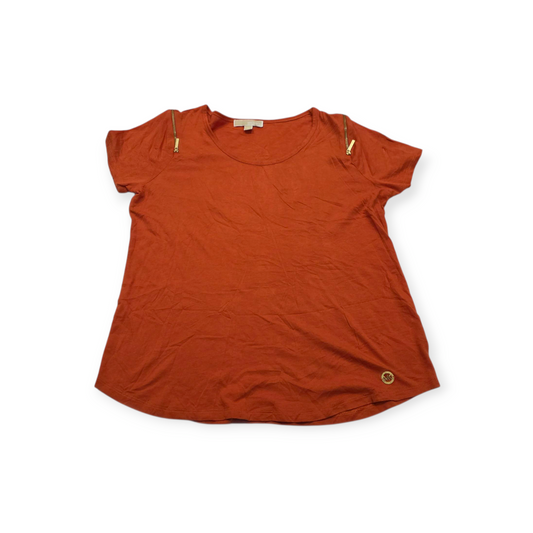 Playera Michael Kors Grande L Naranja Manga Corta