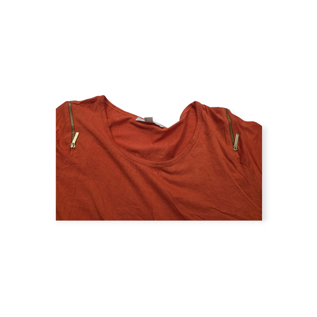 Playera Michael Kors Grande L Naranja Manga Corta