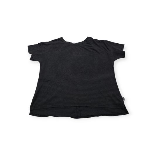 Playera The North Face Mediana M Gris Rayada Manga Corta