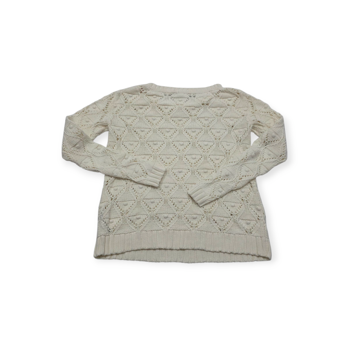 Sueter Tommy Hilfiger Chico S Color Blanco Calado