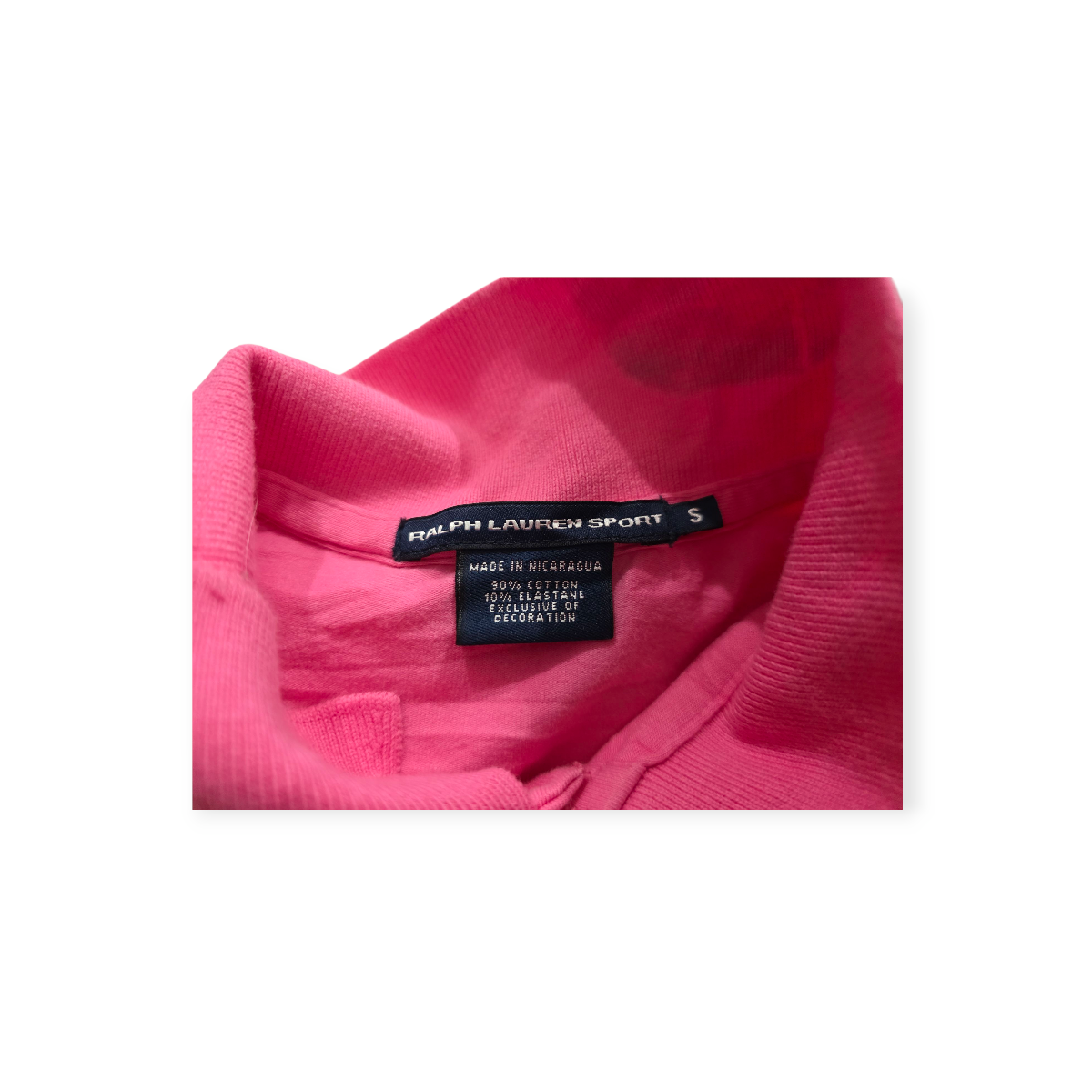 Playera Ralph Lauren Sport Chico Rosa S/mangas Pony Verde