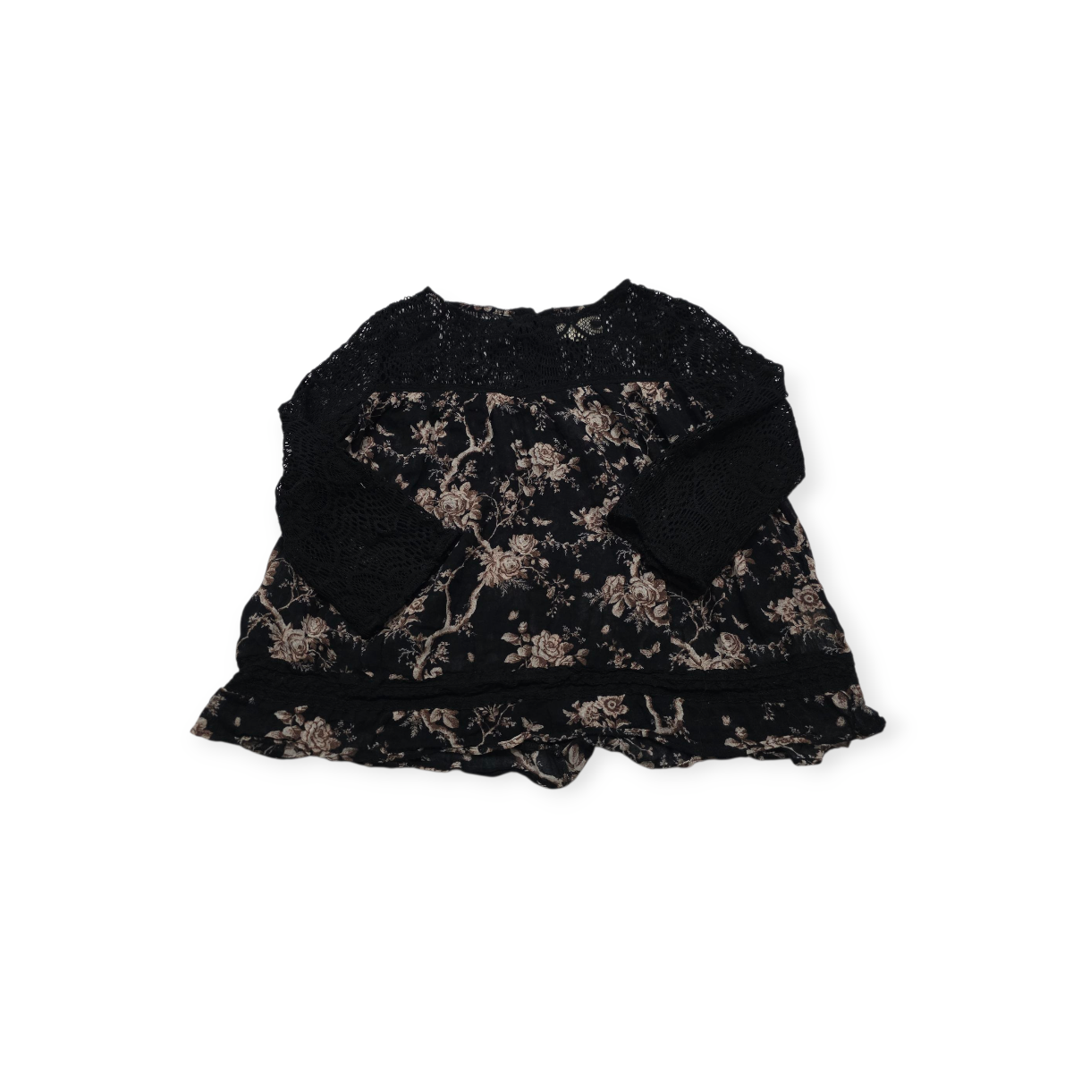 Blusa Ralph Lauren Denim And Supply Chica S Negra Con Cafe