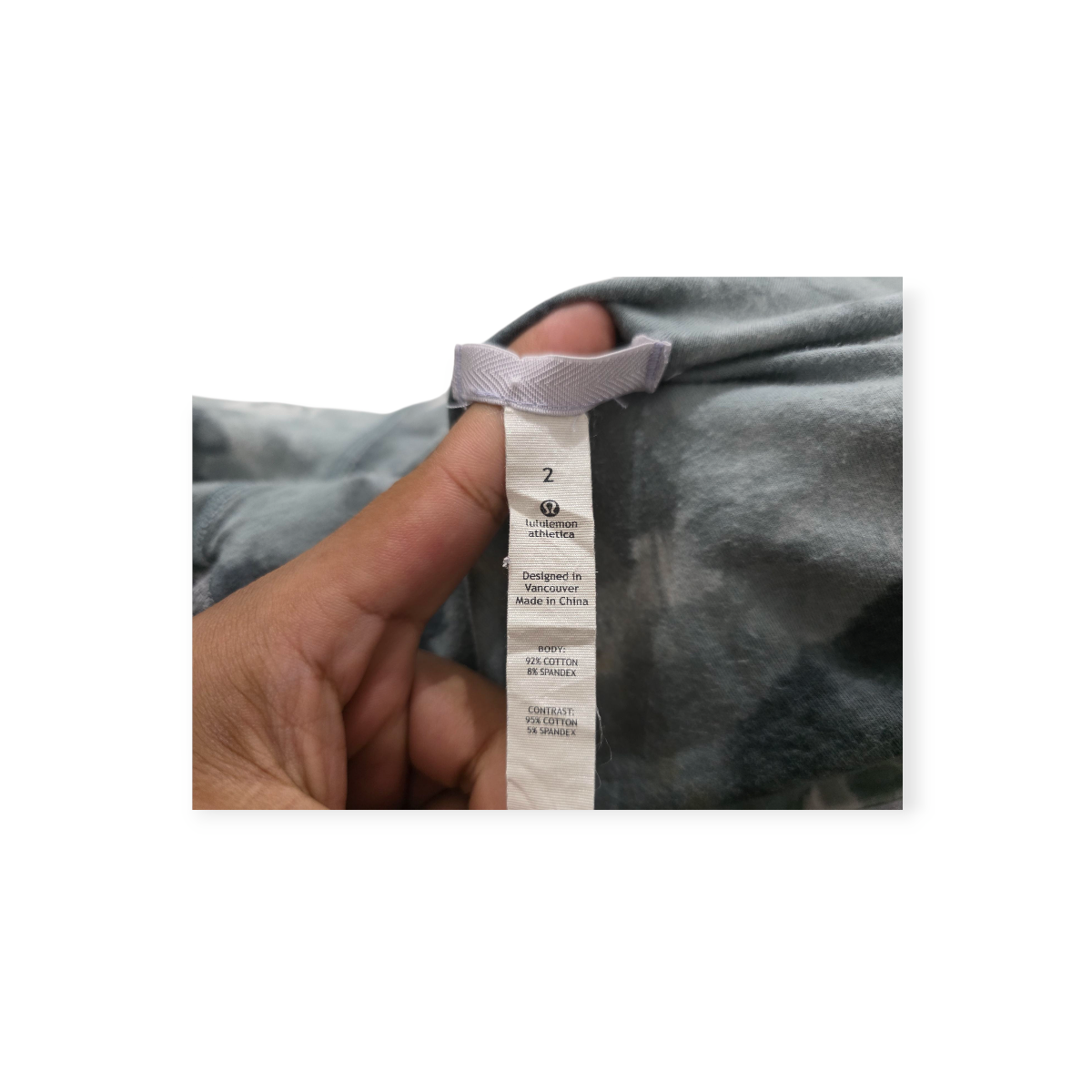 Sudadera Lululemon Talla 2 Color Gris