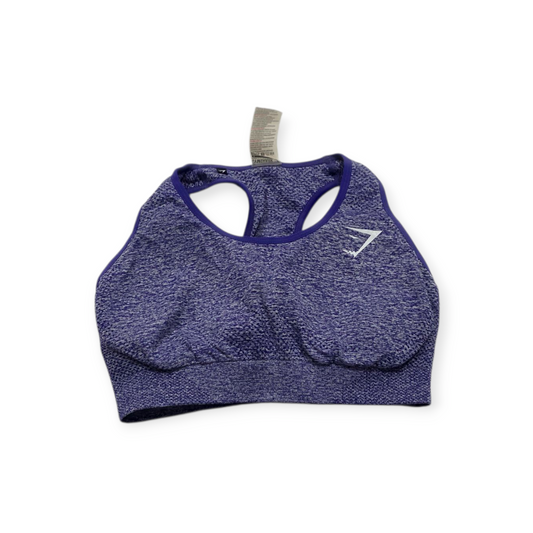Top Crop Gymshark Chico S Color Morado Jaspeado Violeta S