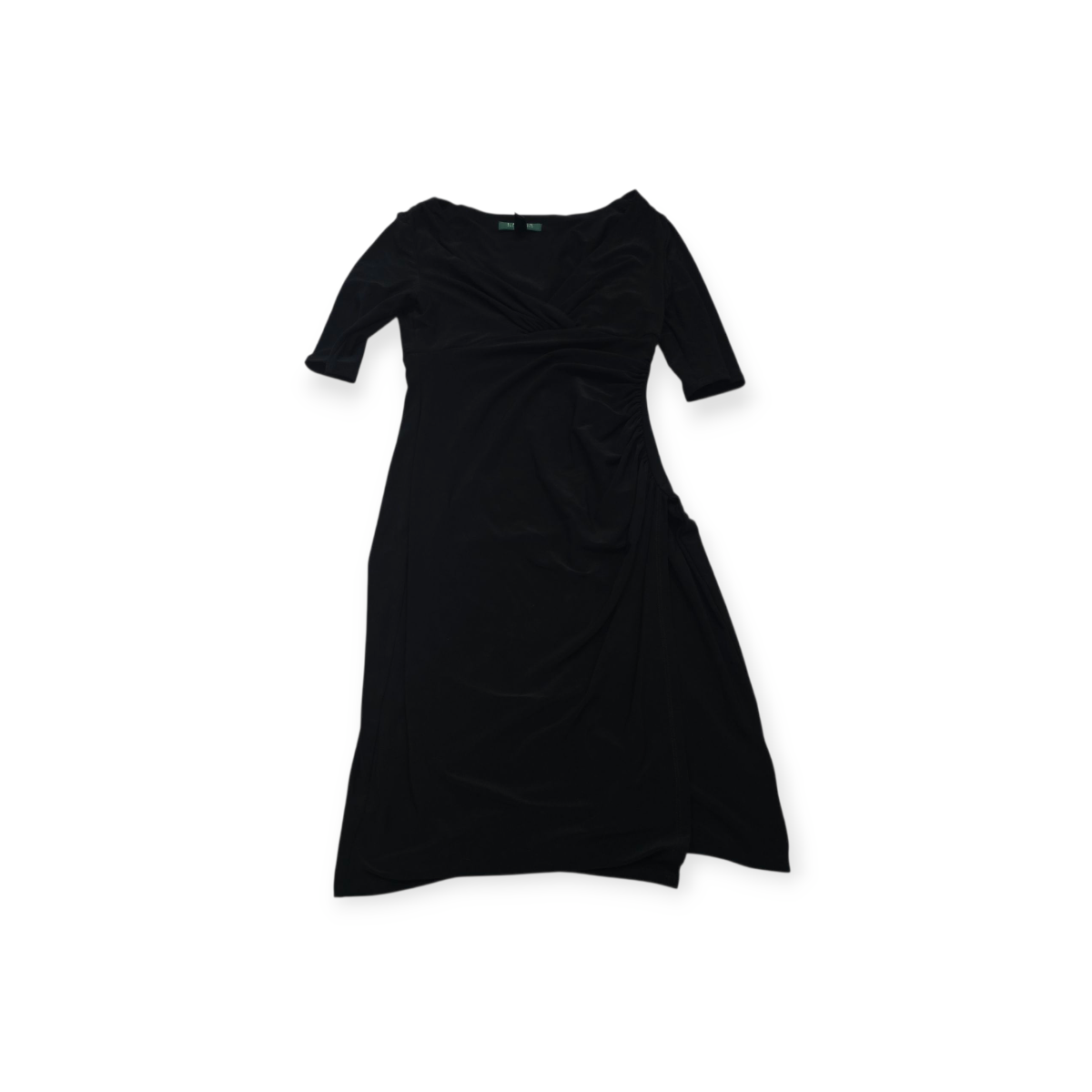 Vestido Ralph Lauren Talla 2 Petite Color Negro