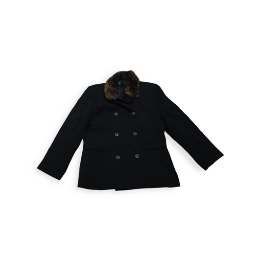 Abrigo Corto Ralph Lauren Talla Chica Color Negro
